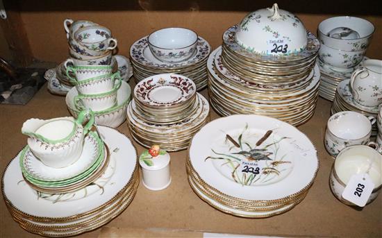 Mixed tea & dinnerware